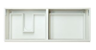 Подвесная тумба под раковину Эстет Dallas Luxe ФР-00002310 Л/П 100см длинный ящик белый